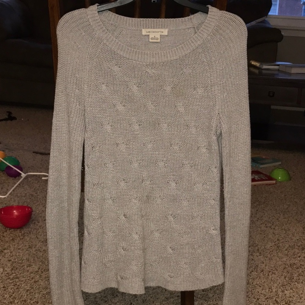 Gray Liz Claiborne sweater